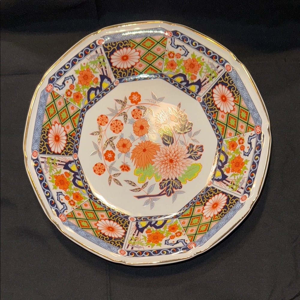 Vintage Japanese Imari Decorative Bowl EUC